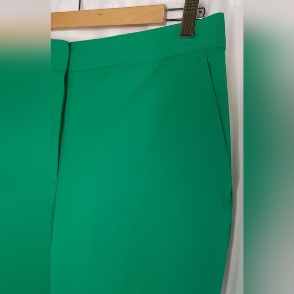 ZARA Green Women's Dress Pants Size 6 Pre-owned In Great Condition - Picture 3 of 6